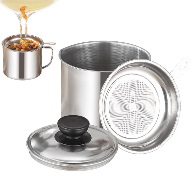 Home Cooking Oil Filter - Filtro de aceite de acero inoxidable,