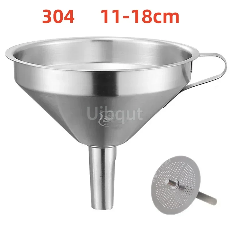 Home Cooking Oil Filter - Embudo de Acero Inoxidable 304, Embudo