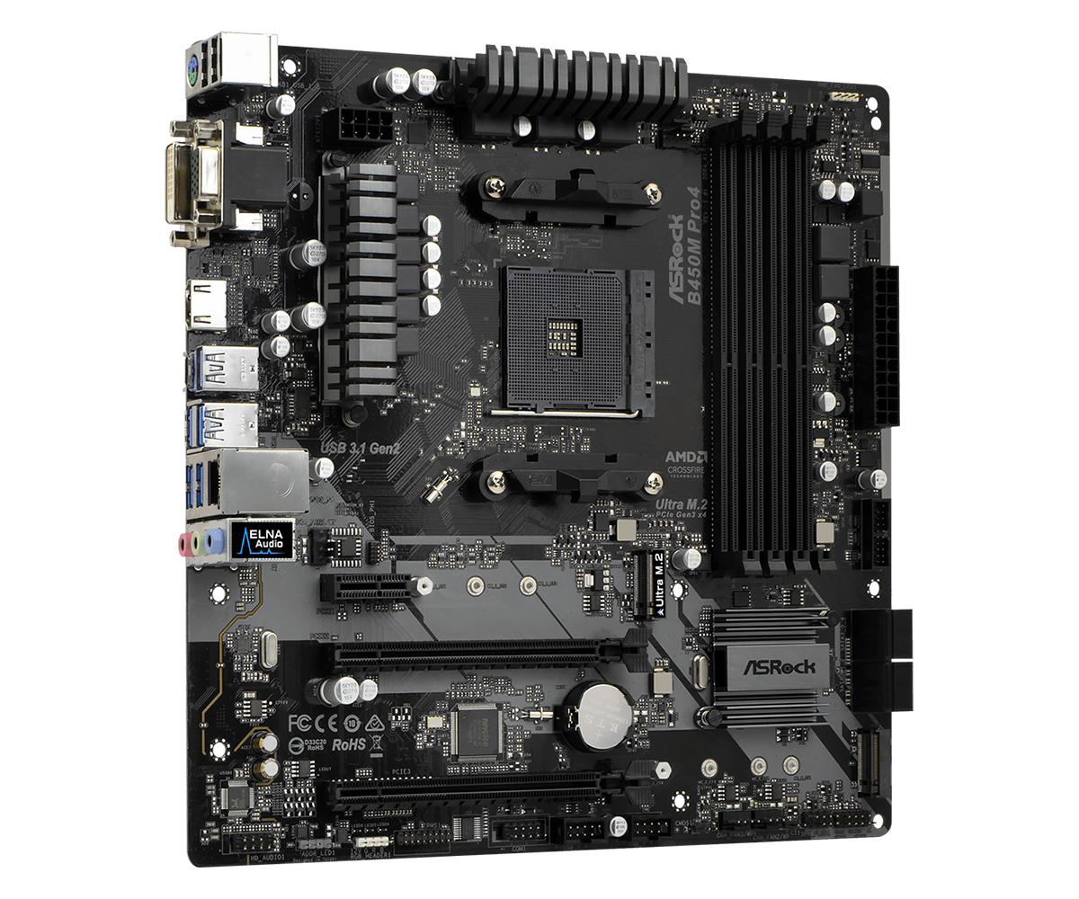 Placa base ASROCK B450M B450,  - Home Cooking Videos reseña y precio